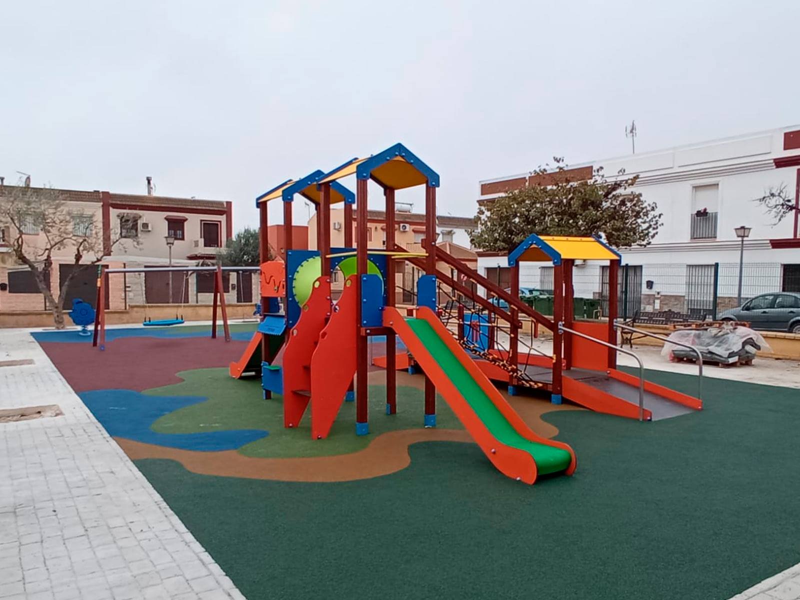 Rehabilitación parque infantil Benacazón, (Sevilla).-2