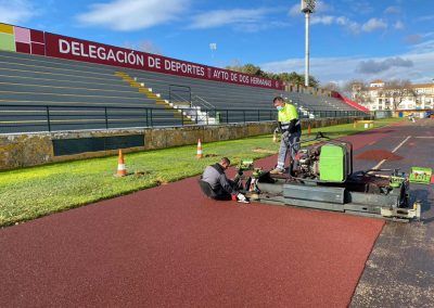 Renovación pista deportiva Dos Hermanas