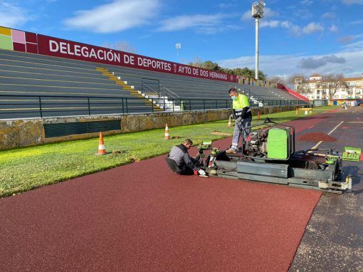 Renovación pista deportiva Dos Hermanas